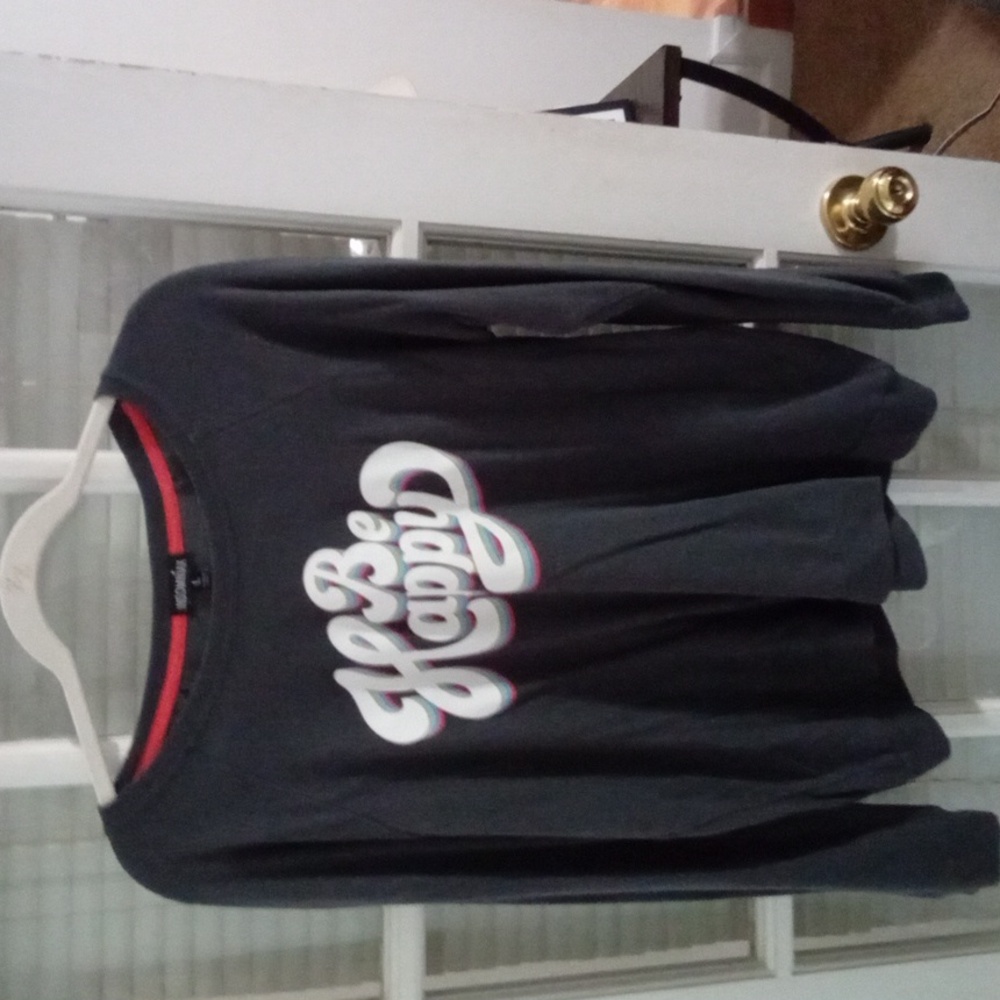 ❤️ Insomniax Sz Large Be Happy Sweatshirt. GUC